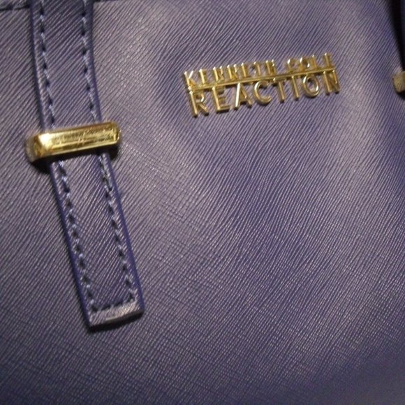 GORGEOUS BLUE KENNETH COLE REACTION SATCHEL - Picture 4 of 8
